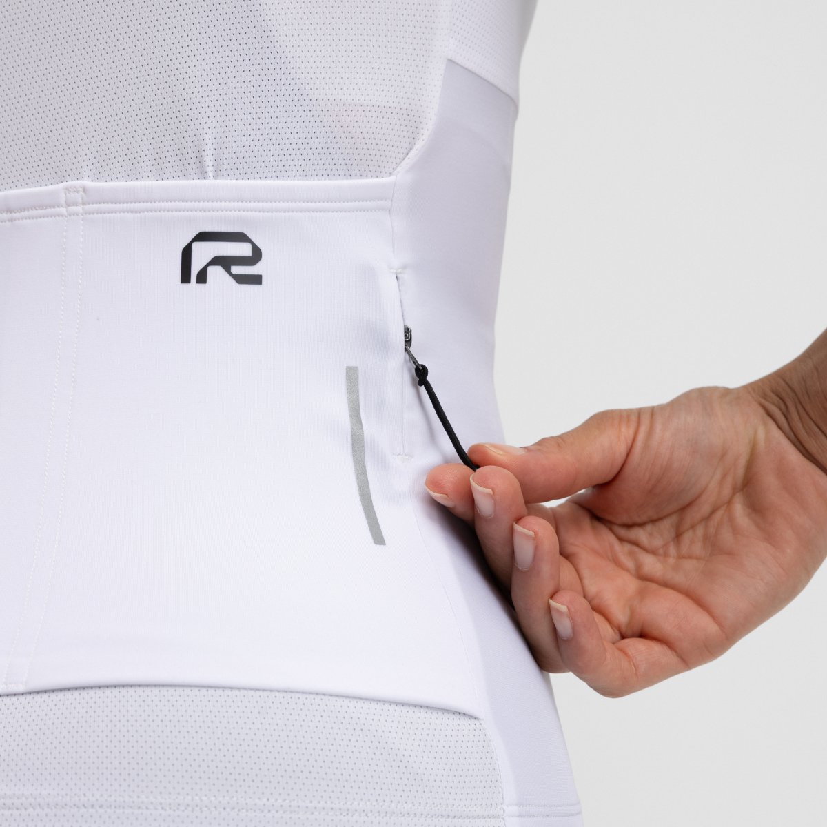 Maillot Ciclismo Reciclado de Manga Curta M6r Siroko Branco-5