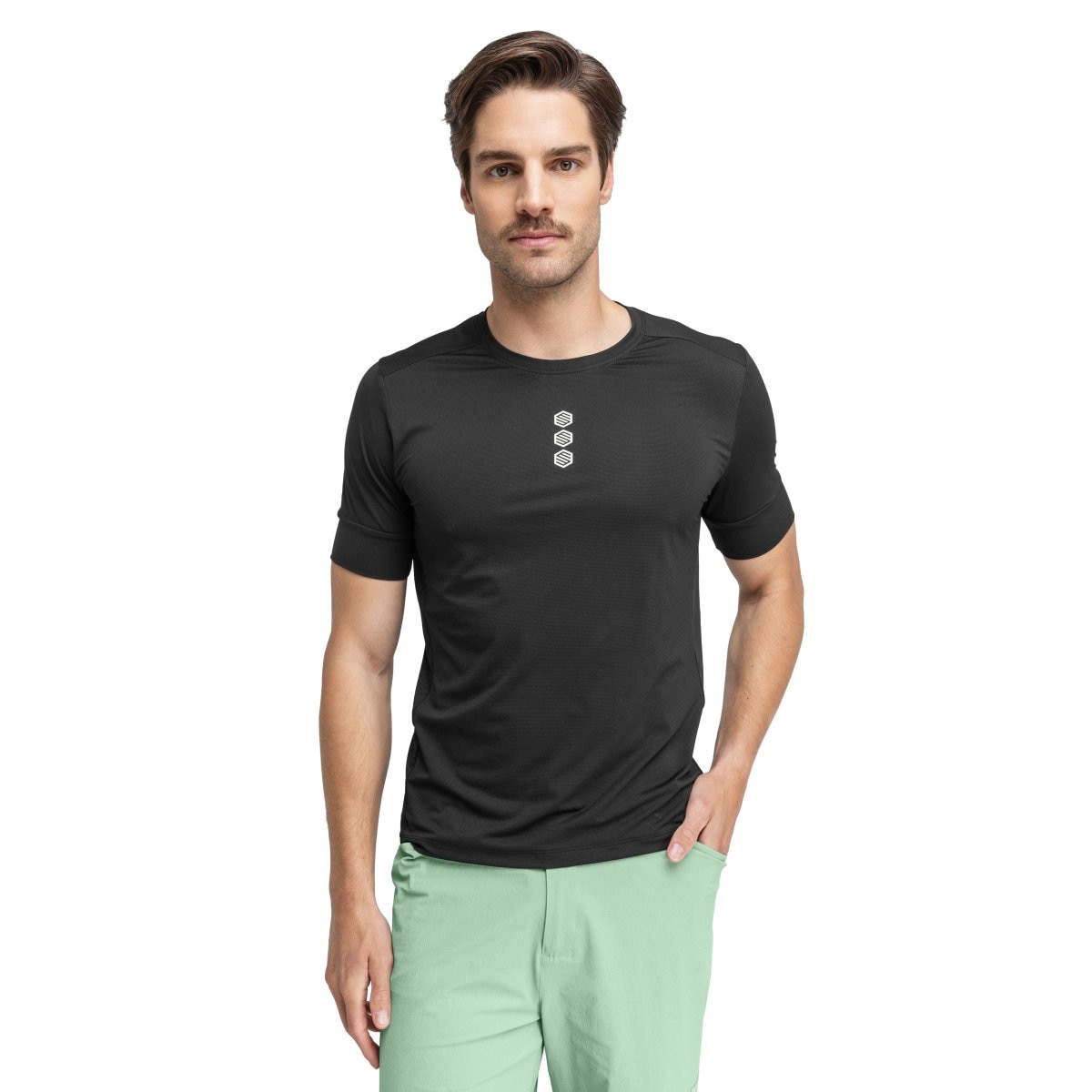 T-shirt de Gravel Siroko Preto-1