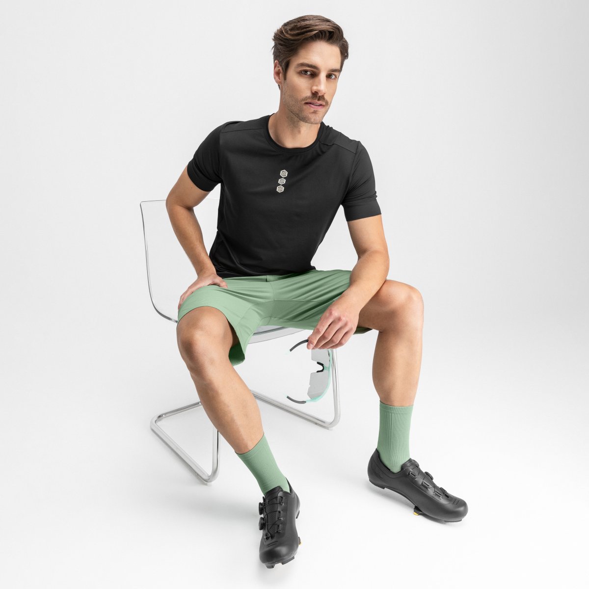 T-shirt de Gravel Siroko Preto-3
