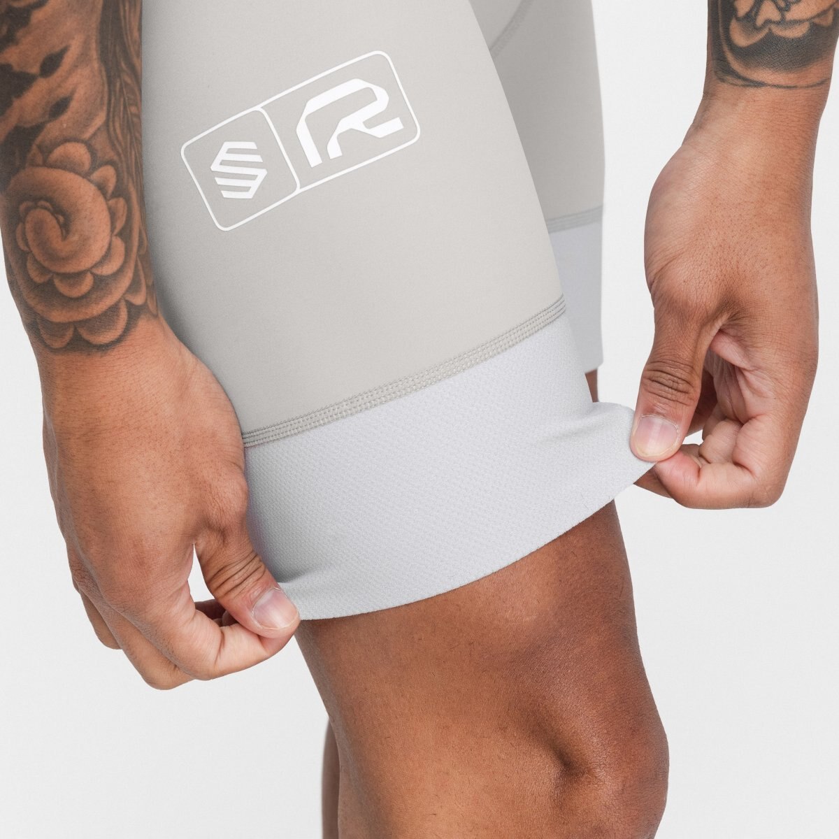 Culotte Curto Reciclado Ciclismo Mount Lemmon Siroko Cinzento-5