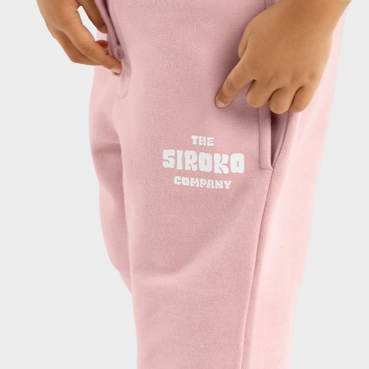 Calças de Fato de Treino Infantil Link-g Siroko Rosa-3