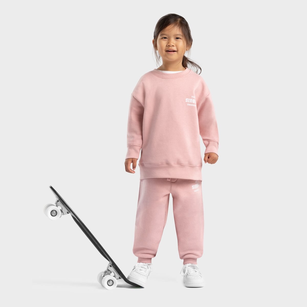Calças de Fato de Treino Infantil Link-g Siroko Rosa-4