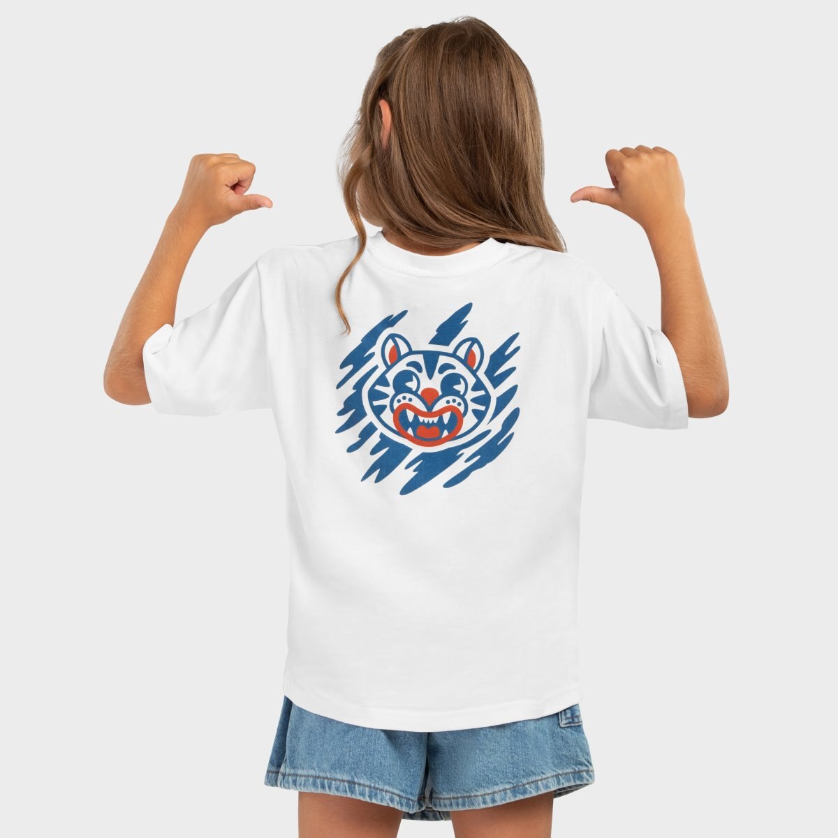 T-shirt Algodão de Manga Curta Infantil Kitty-g Siroko Branco-2