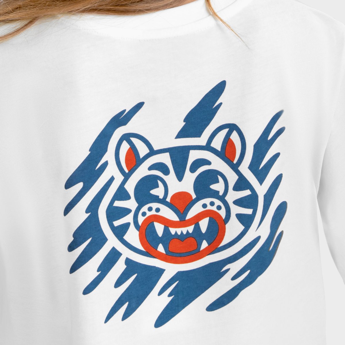 T-shirt Algodão de Manga Curta Infantil Kitty-g Siroko Branco-3