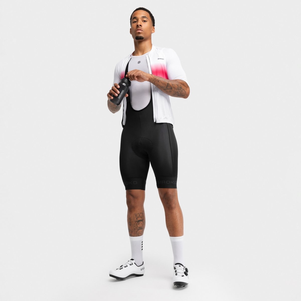 Culotte Curto Reciclado Ciclismo Bx Siroko Preto-3