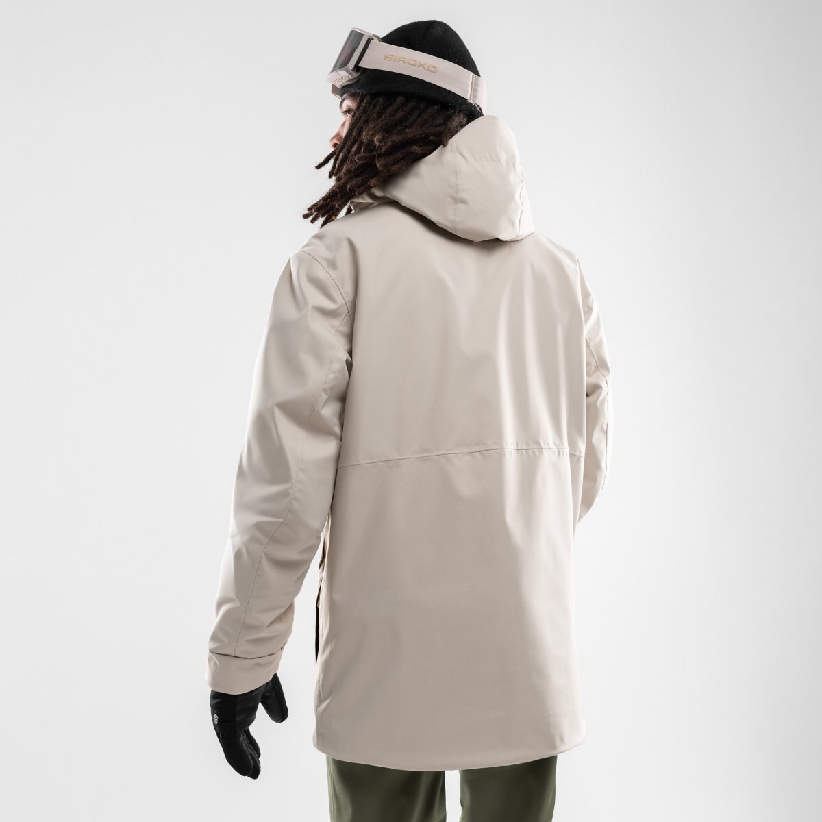 Casaco para Snow e Ski Premium Ultimate Astun Siroko Castanho-2