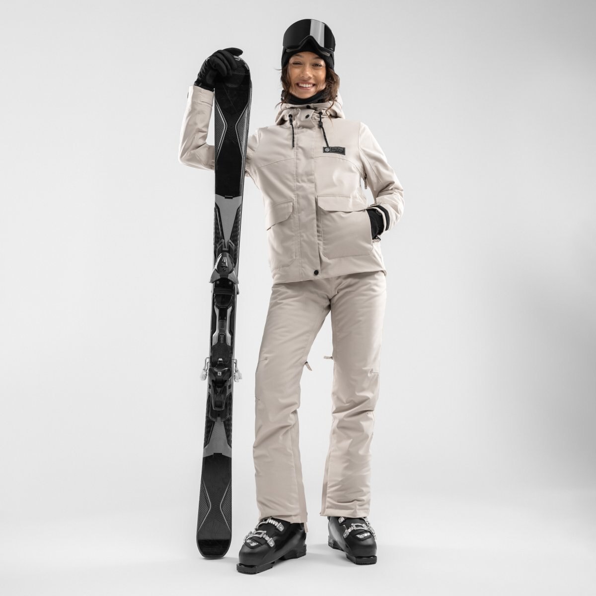 Calças para Snow e Ski Premium Ultimate Nival Siroko Castanho-3