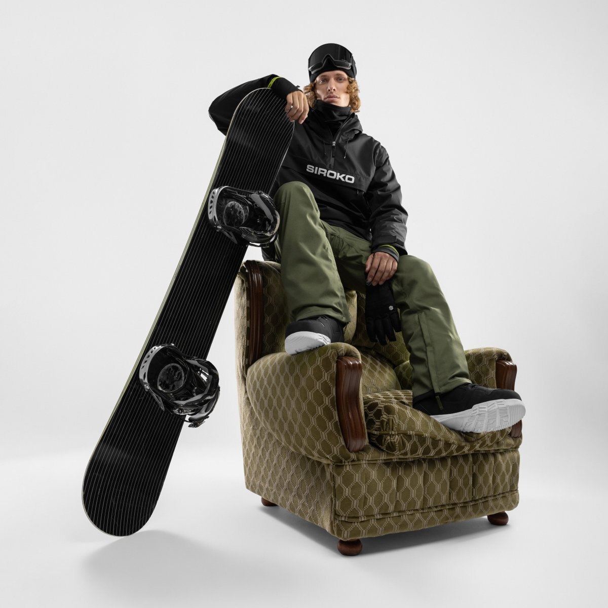 Casaco para Snow e Ski W6 Bruson Siroko Preto-3