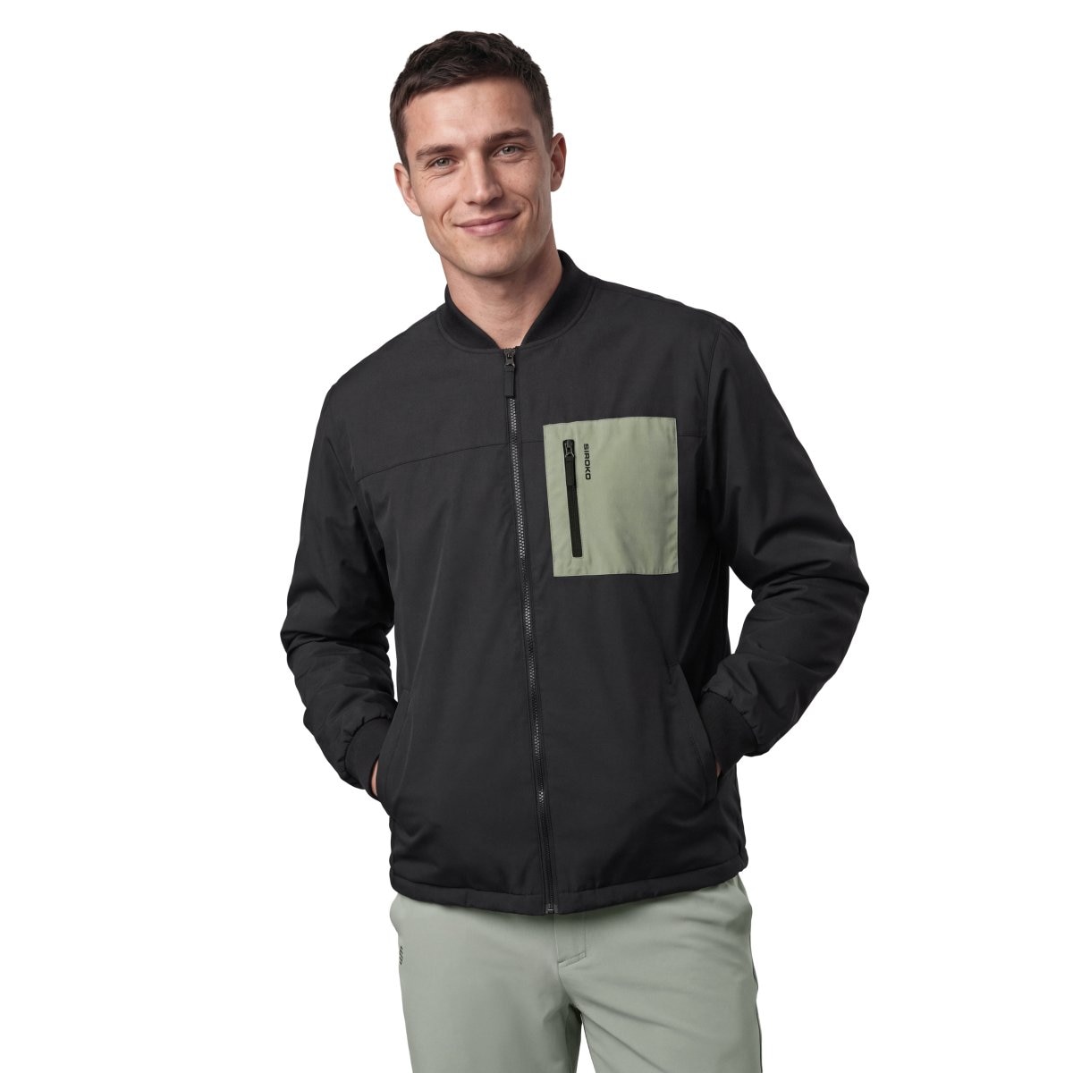 Imagem 0 de Casaco Bomber Insulada Montanha Sarek Black Siroko