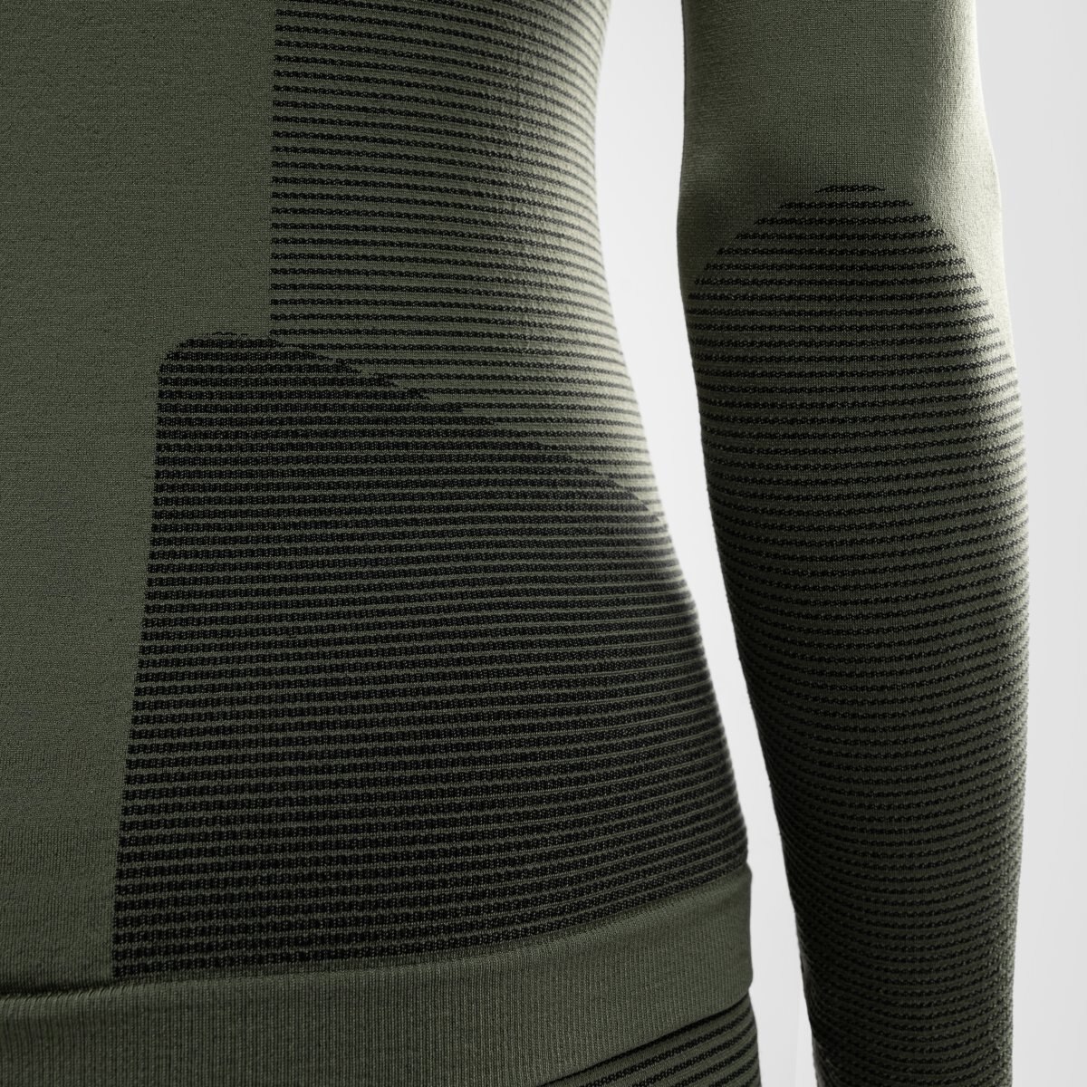 T-shirt Interior Compressiva Ski e Neve Pretzel Siroko Verde-5