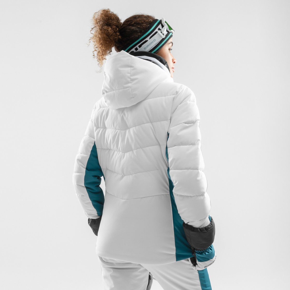 Casaco de Ski W7-w Anniviers Siroko Branco-2