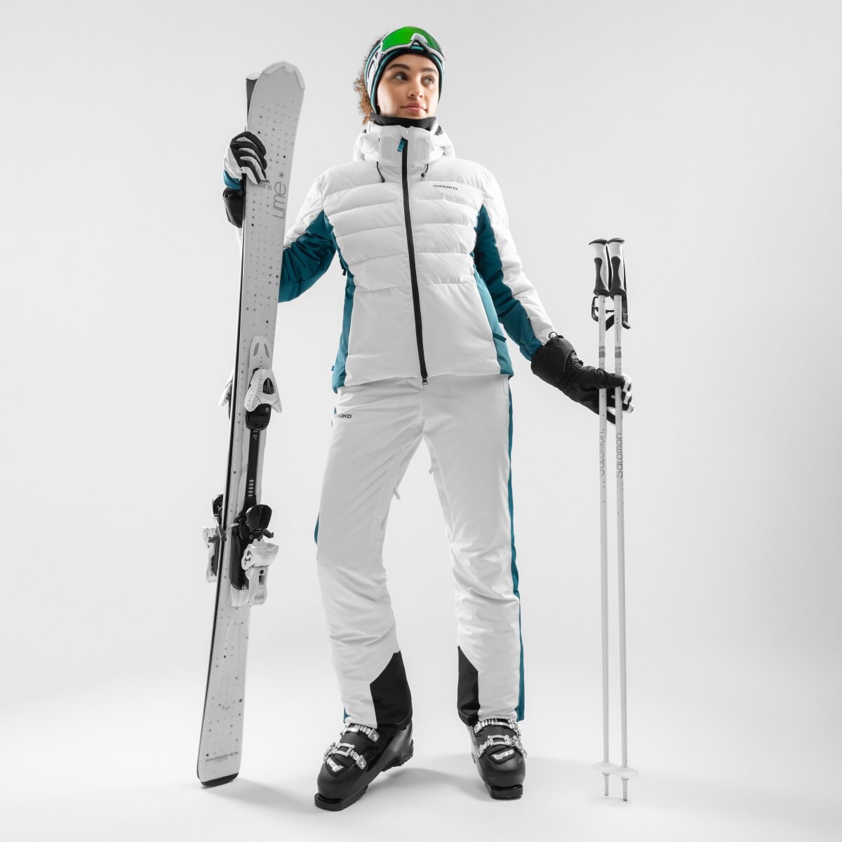 Casaco de Ski W7-w Anniviers Siroko Branco-3