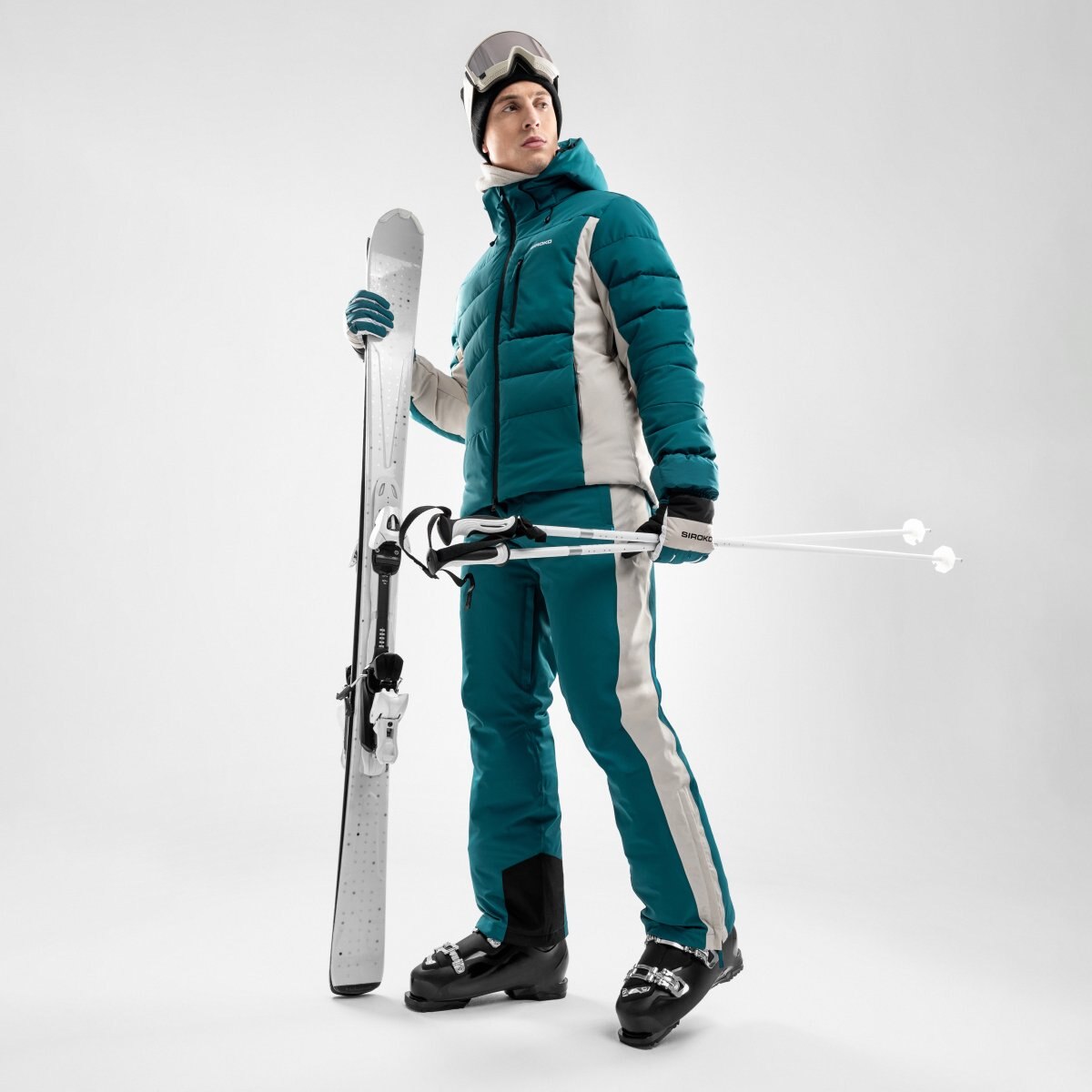 Calças de Ski P3 Zürs Siroko Verde-3
