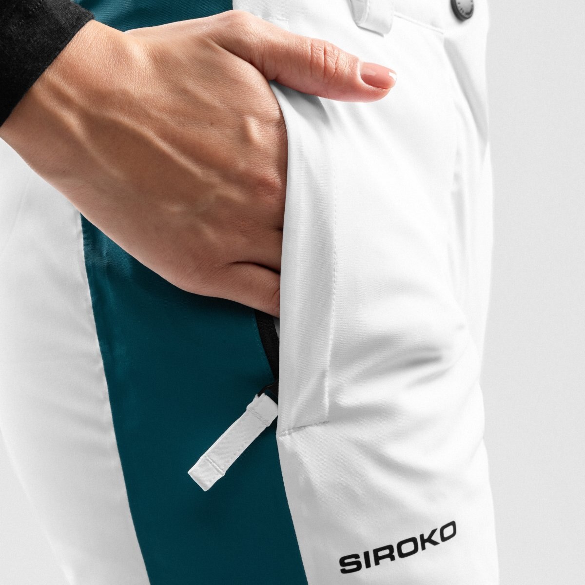 Calças de Ski P3-w Genevez Siroko Branco-5