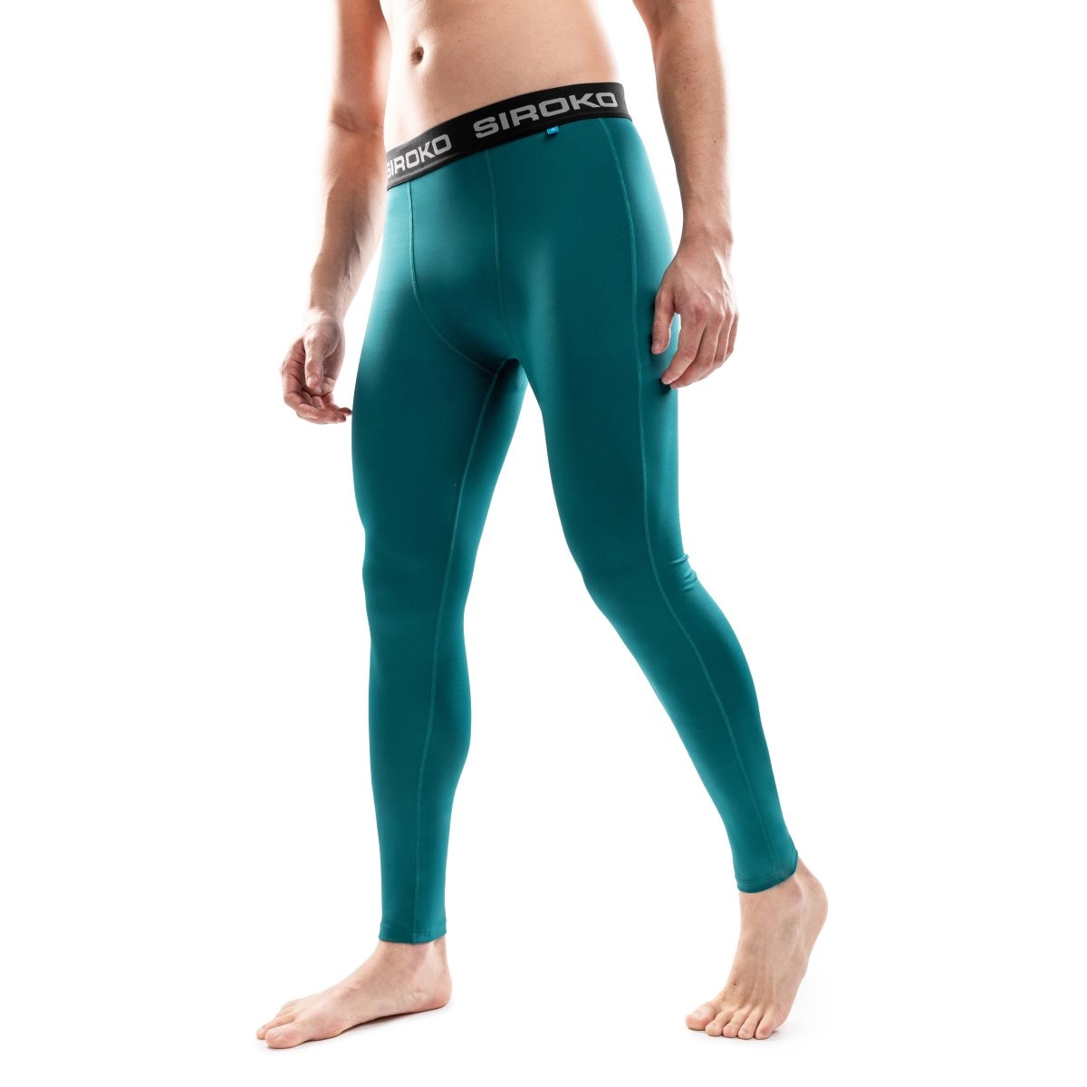 Leggings Térmicos Ski e Neve Alta Siroko Verde-1