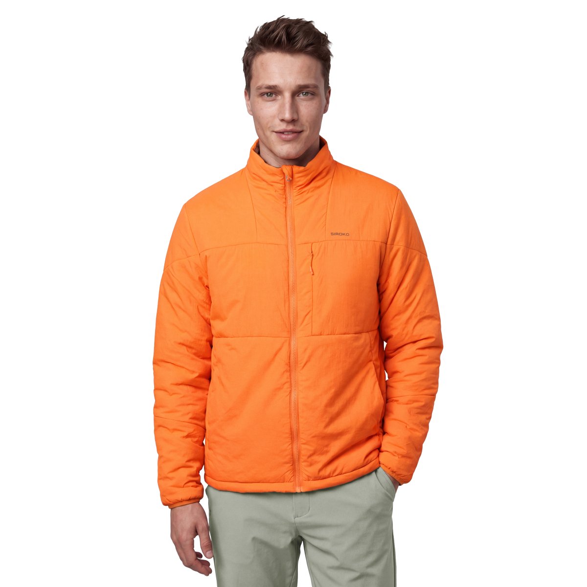Casaco Insulado Ultraligeiro Montanha Triglav Orange Siroko Laranja-1