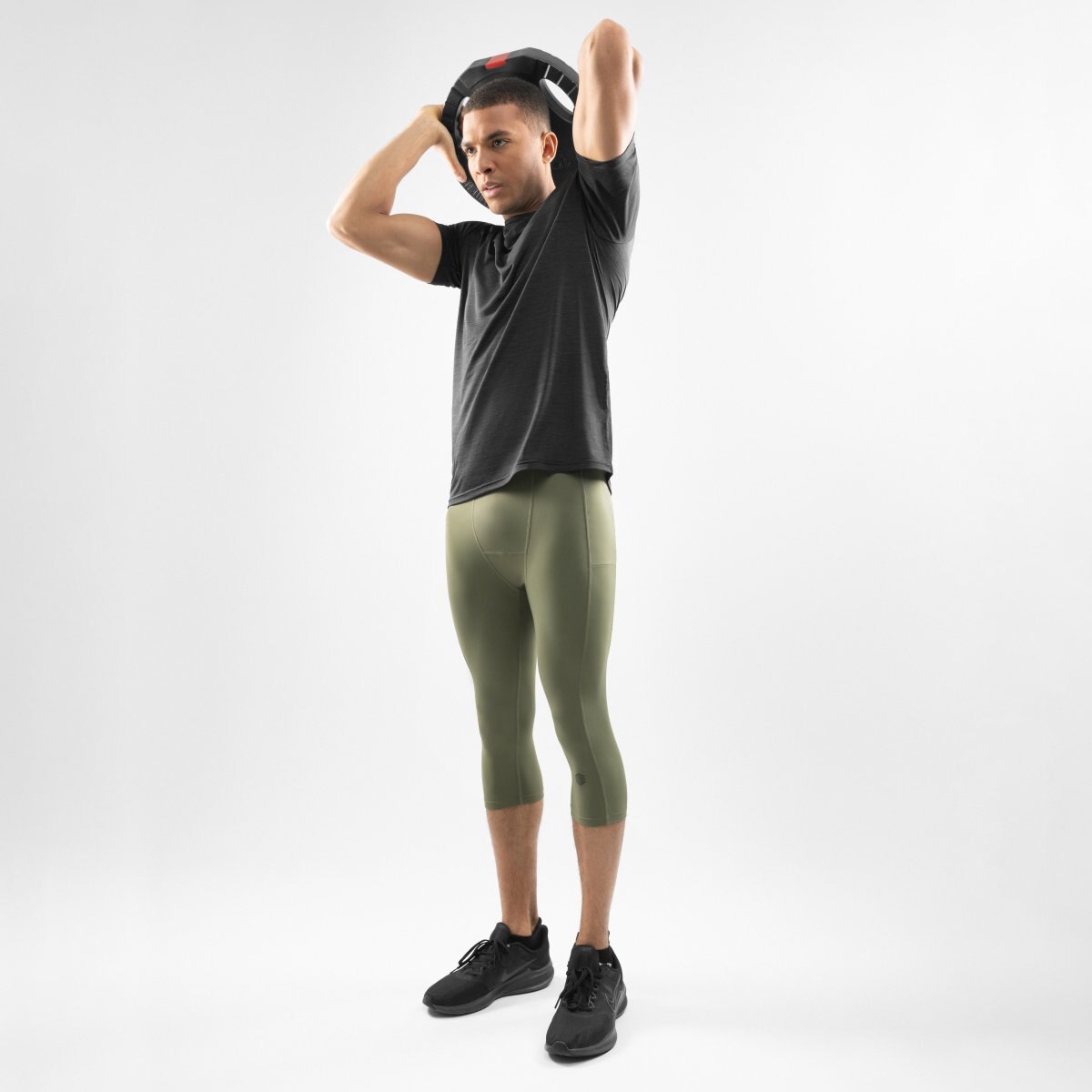 Leggings Desportivas Gym-runningleggings- Siroko Verde-militar-3