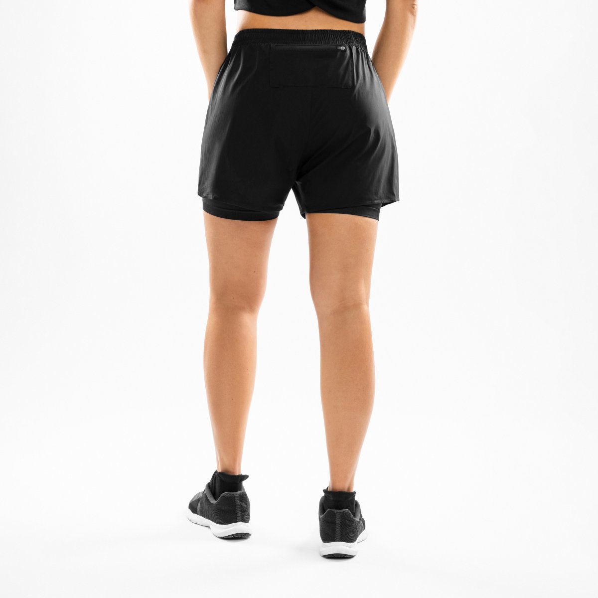 Short Desportivo Dupla Capa Gym-doubleshorts-w Siroko Preto-2