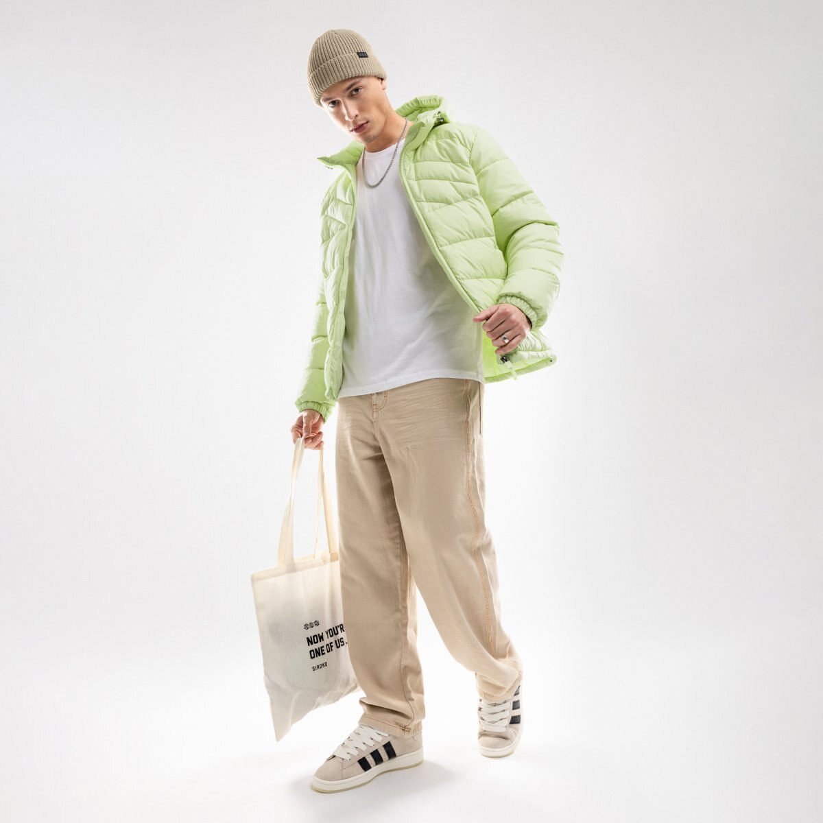 Casaco Acolchoado Kale Siroko Verde-3