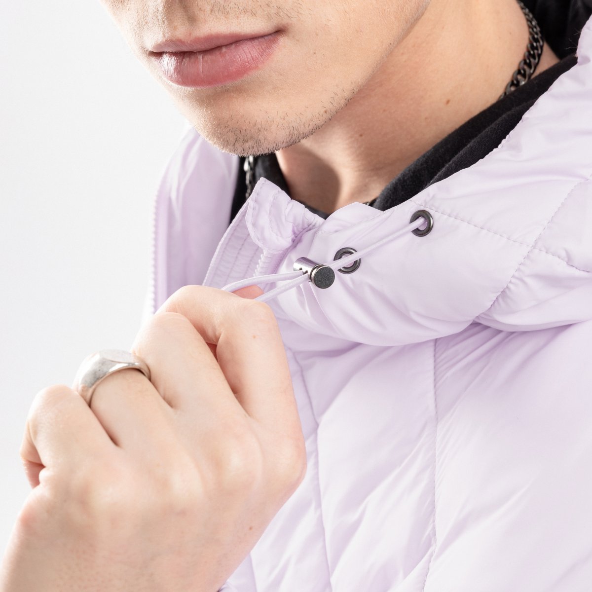 Casaco Acolchoado Pop Siroko Roxo-4