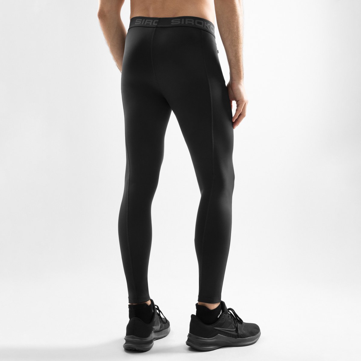 Leggings Desportivas Compridas Gym-trainingleggings Siroko Preto-2