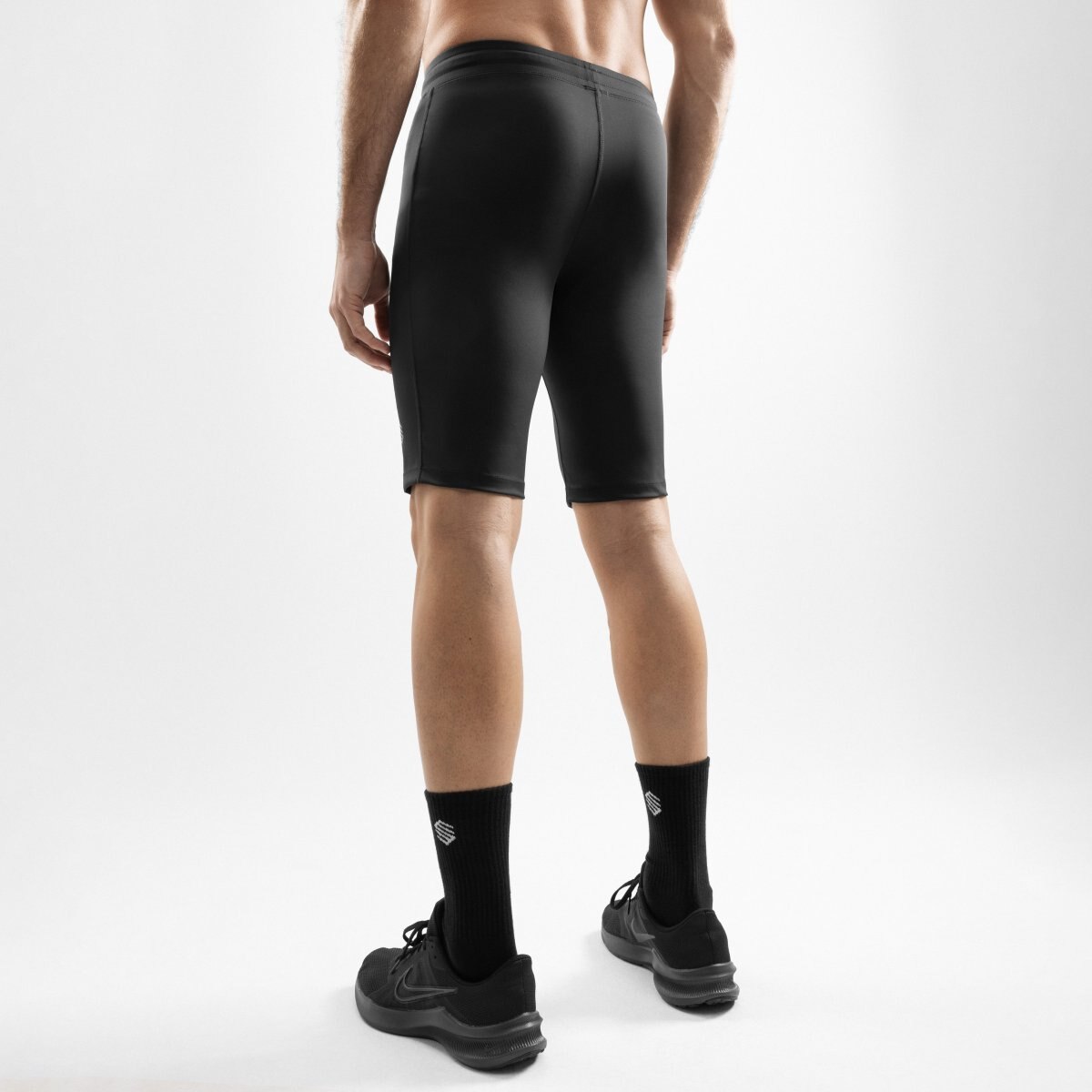 Leggings Desportivas Curtas Gym-bikershorts Siroko Preto-2