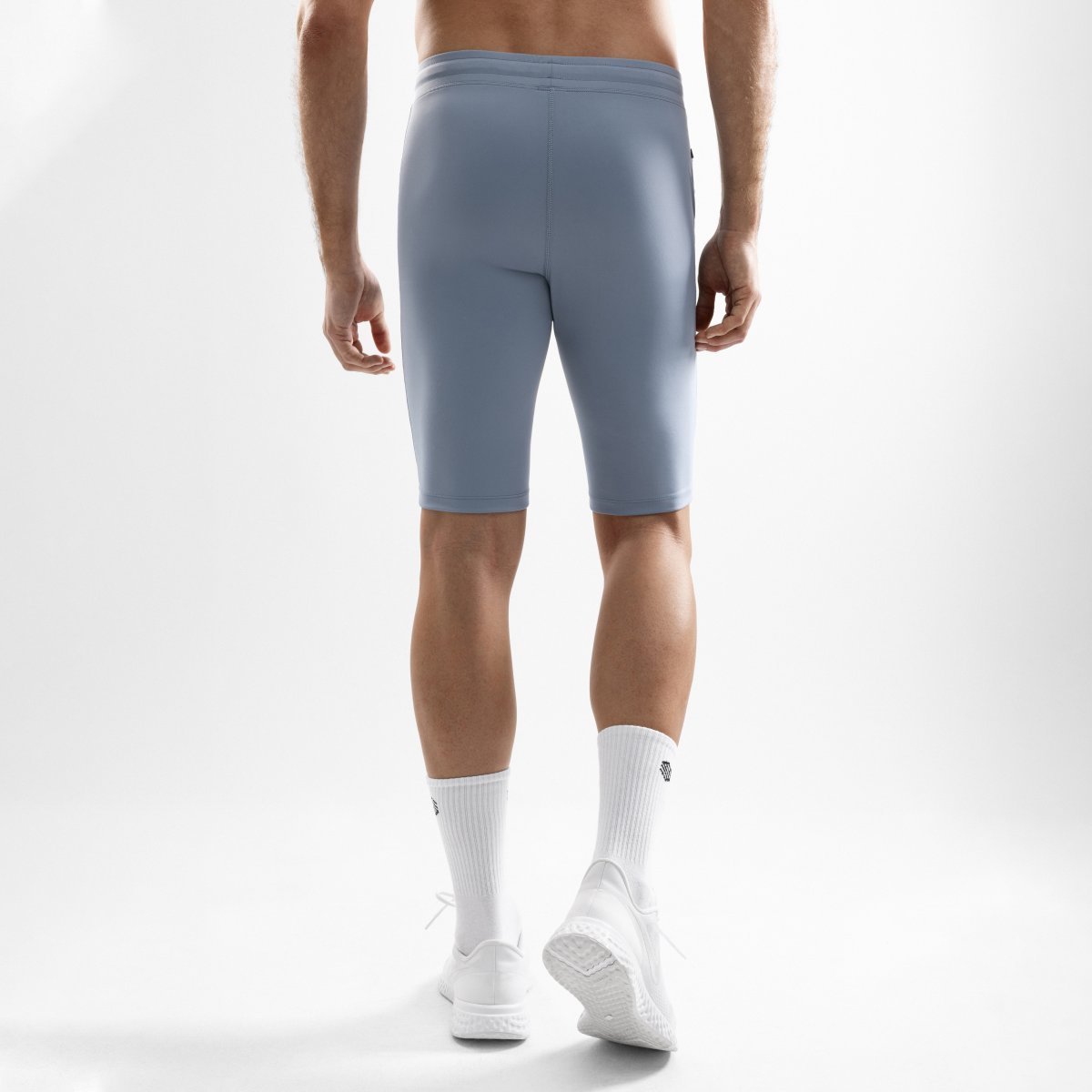 Leggings Desportivas Curtas Gym-bikershorts Siroko Azul-claro-2
