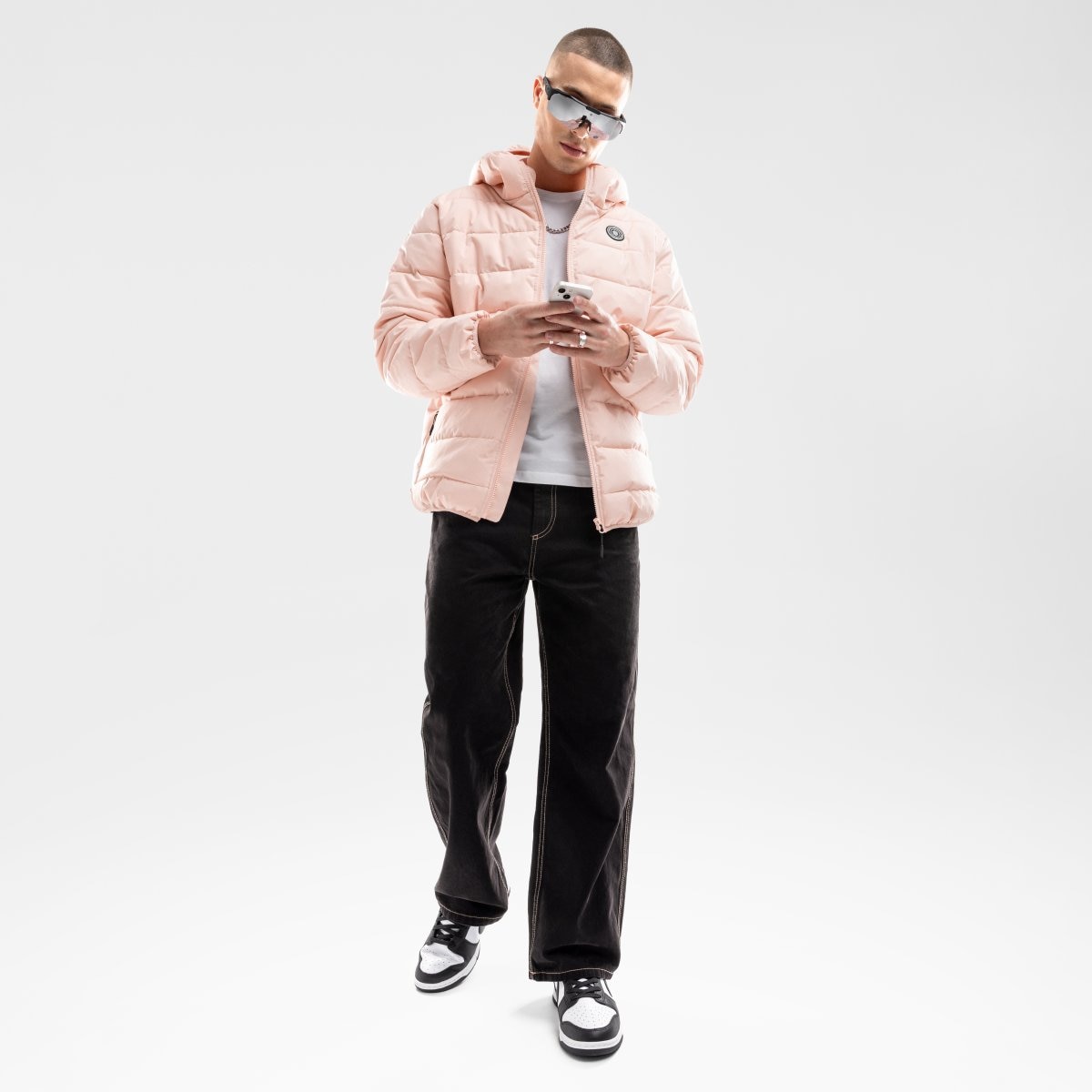 Casaco Acolchoado Resistente à Água Lifestyle Hokkai Siroko Rosa-3