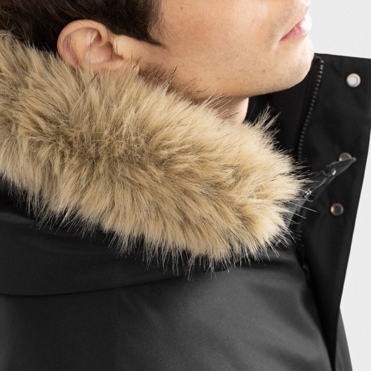 Parka Acolchoada Siroko Preto-7