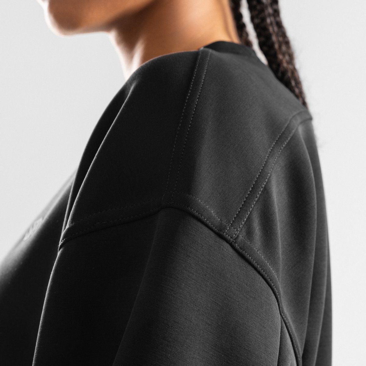 Sweatshirt Crop de Treino Gym-croppedsweatshirt-w Siroko Preto-5