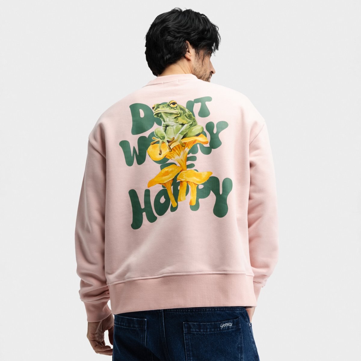 Sweatshirt Hoppy Pink Siroko Rosa-2
