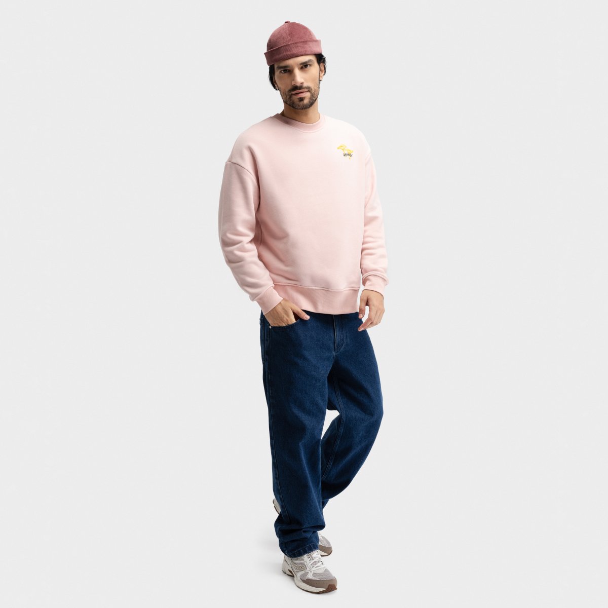Sweatshirt Hoppy Pink Siroko Rosa-3