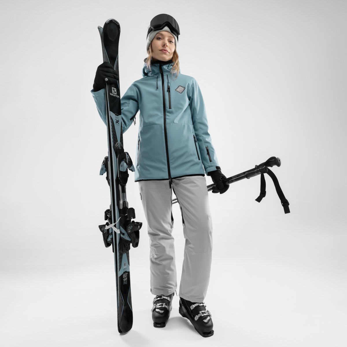 Casaco Ski e Neve W2-w Beluga Siroko Azul-3