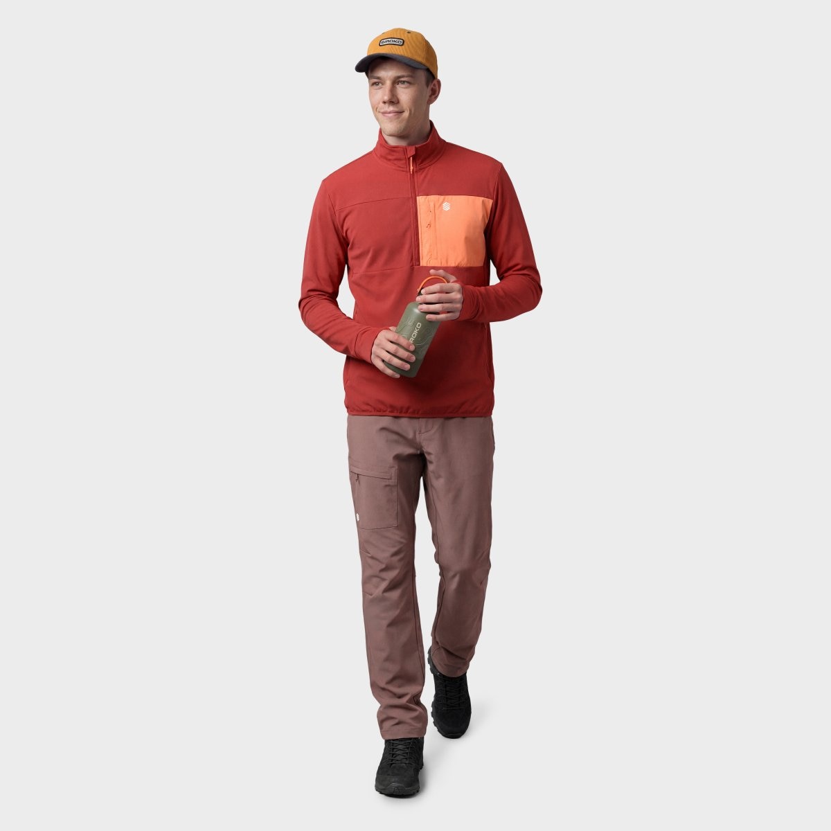 Sweatshirt Polar Montanha Platte Siroko Vermelho-3