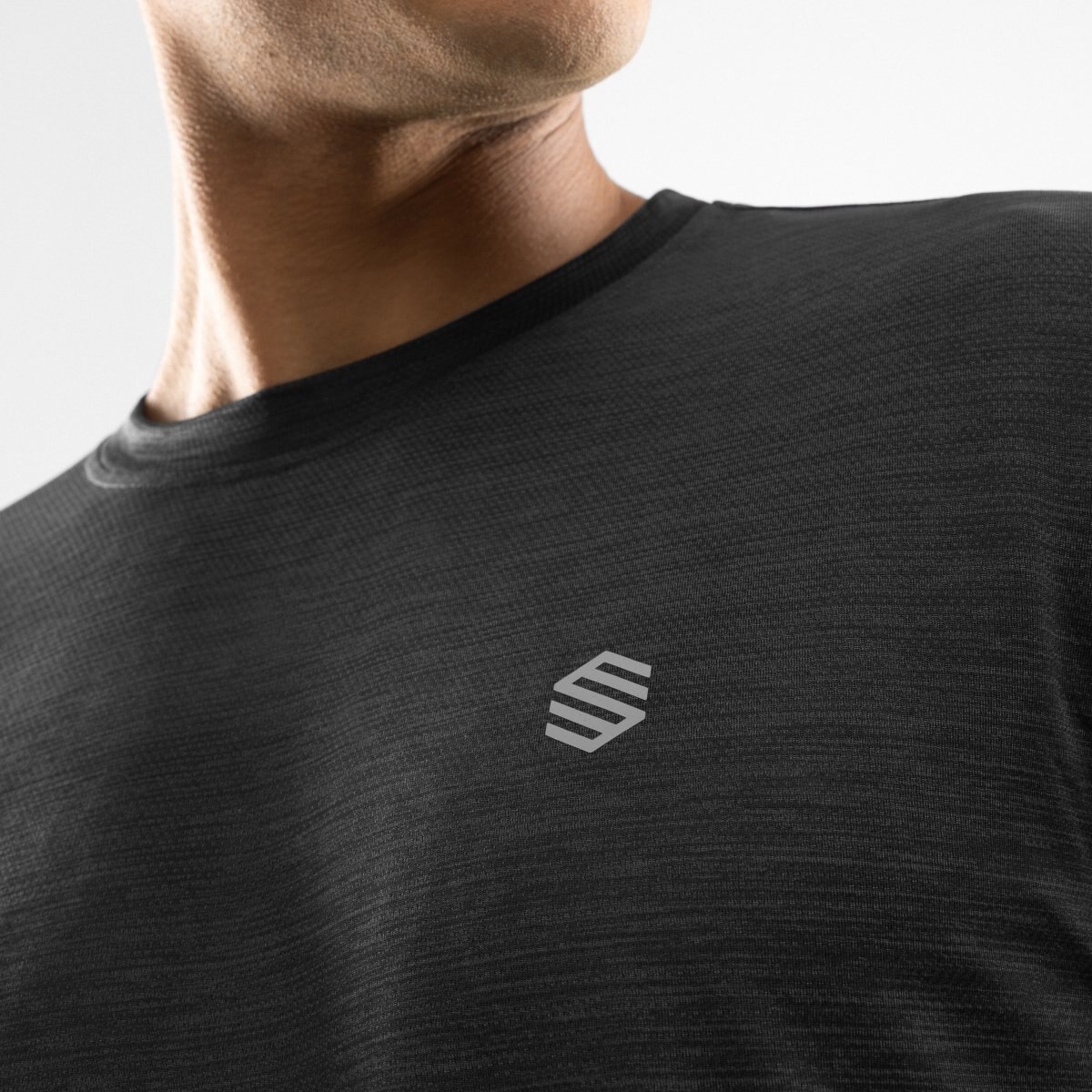 T-shirt de Treino Siroko Preto mate-4