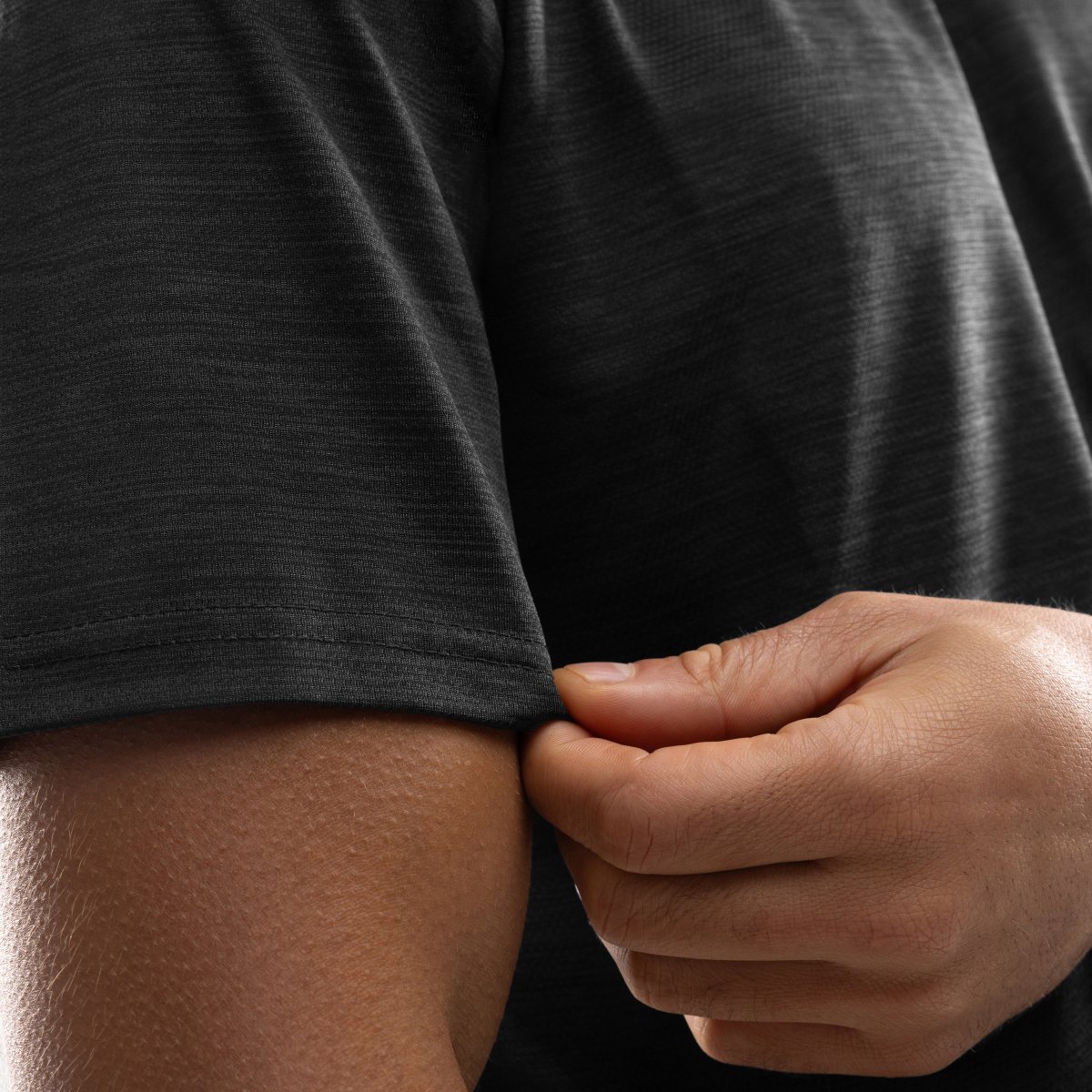 T-shirt de Treino Siroko Preto mate-5