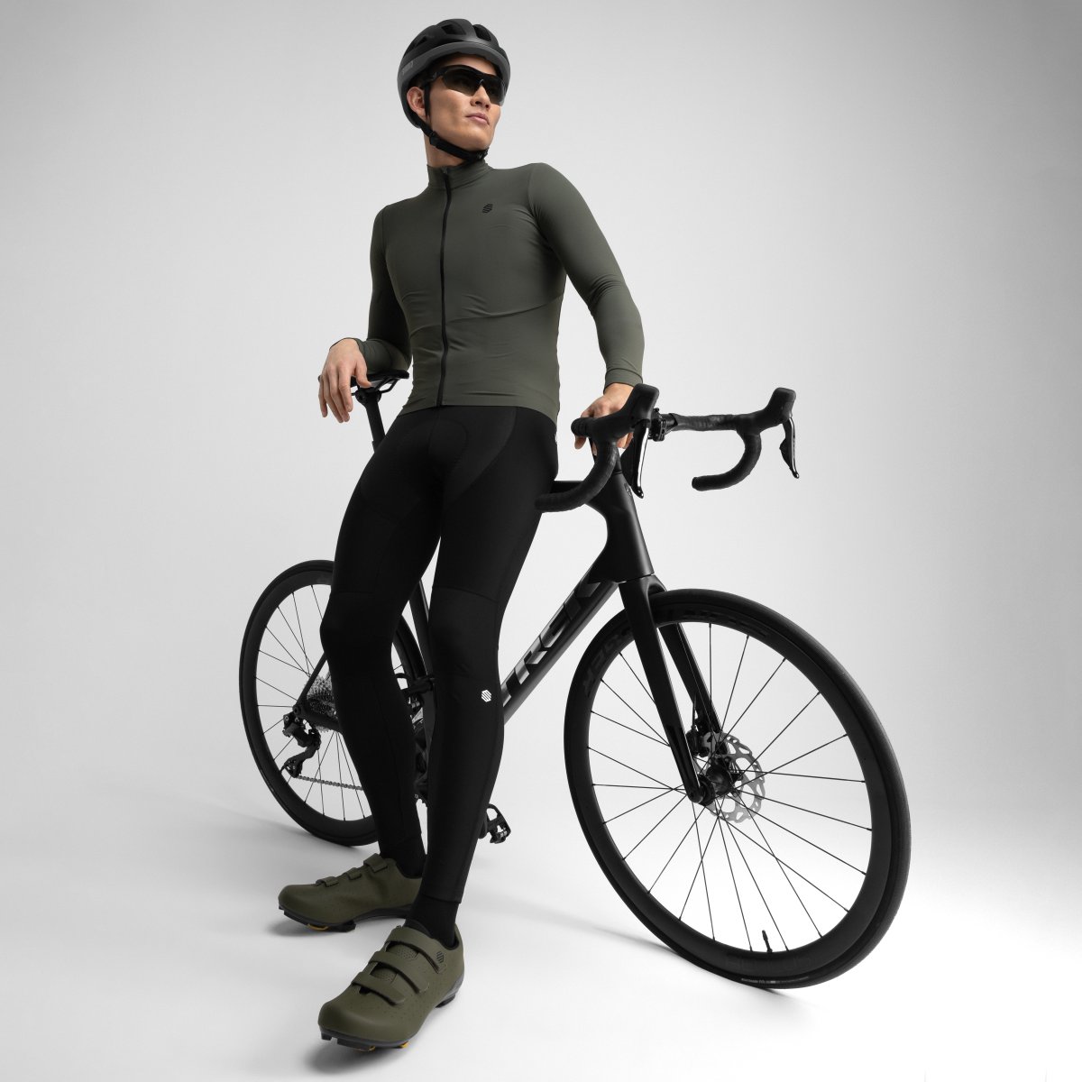 Maillot Térmico Ciclismo de Manga Comprida M7 Siroko Cinzento-escuro-3
