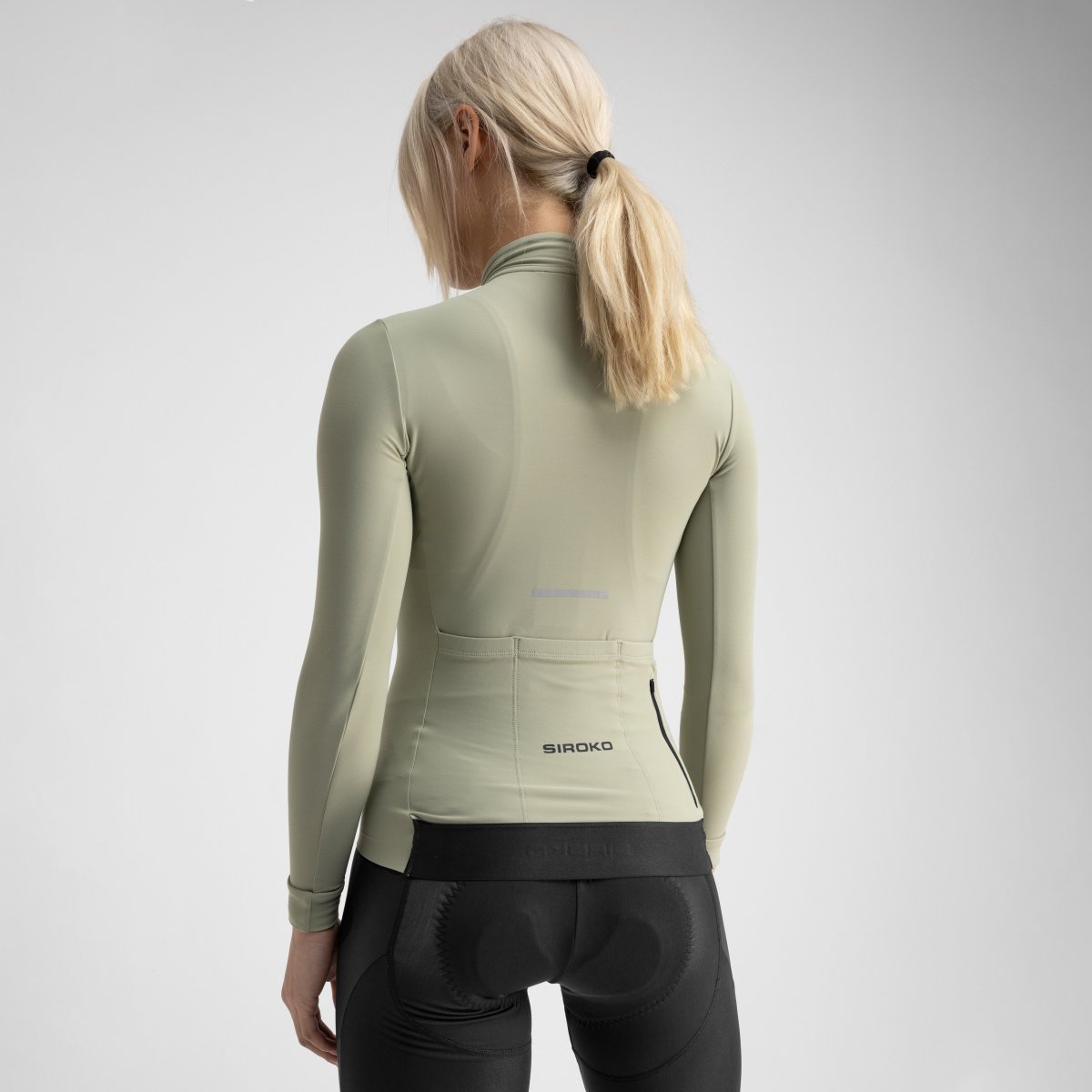 Maillot Térmico Ciclismo de Manga Comprida M7 Siroko Verde-claro-2