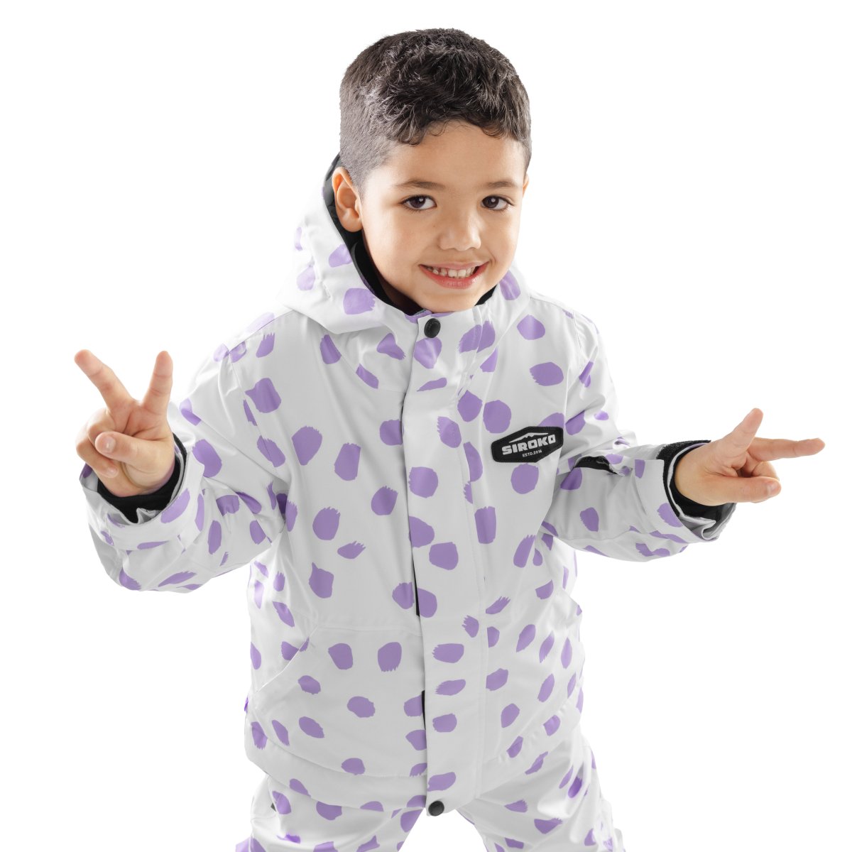 Casaco Ski e Neve Infantil Kw1 Fay Siroko Roxo-1