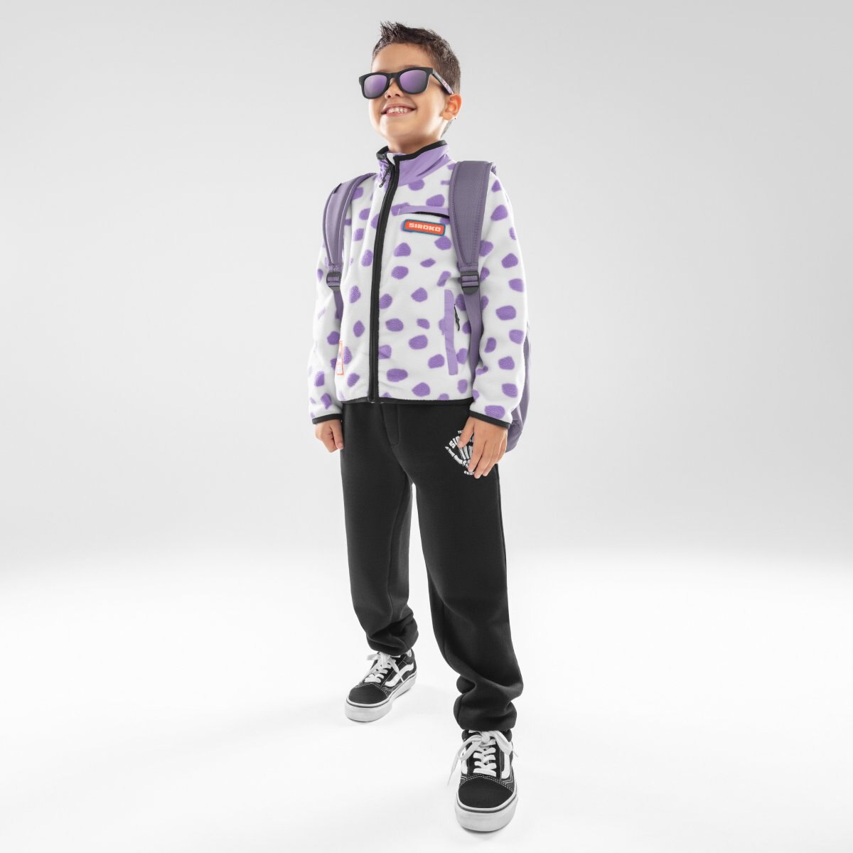 Casaco Polar Infantil Popsicle Siroko Branco-3