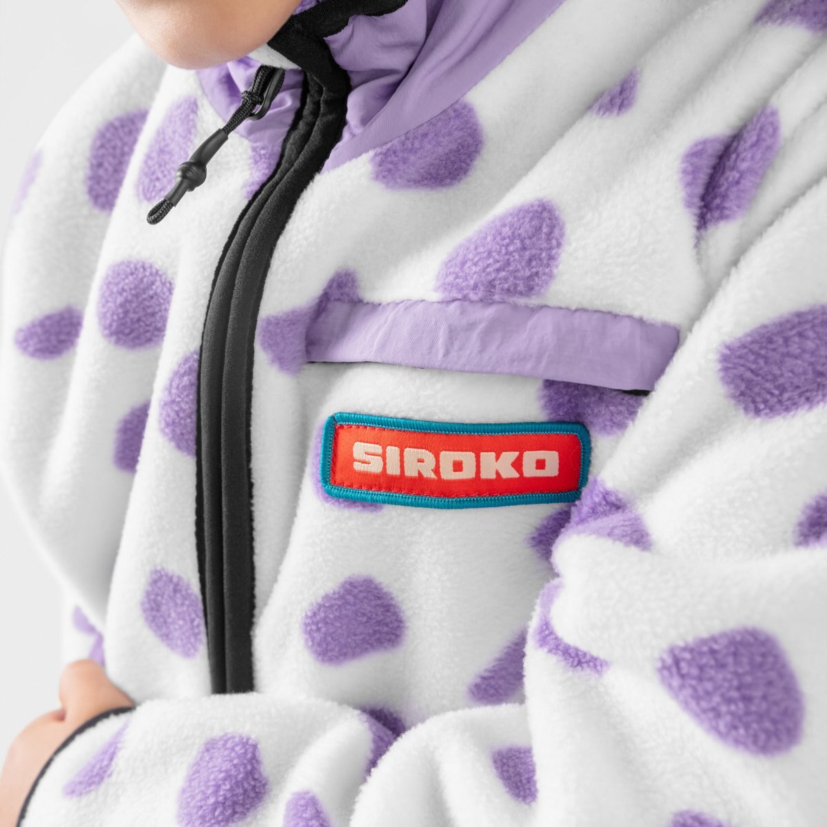 Casaco Polar Infantil Popsicle Siroko Branco-4