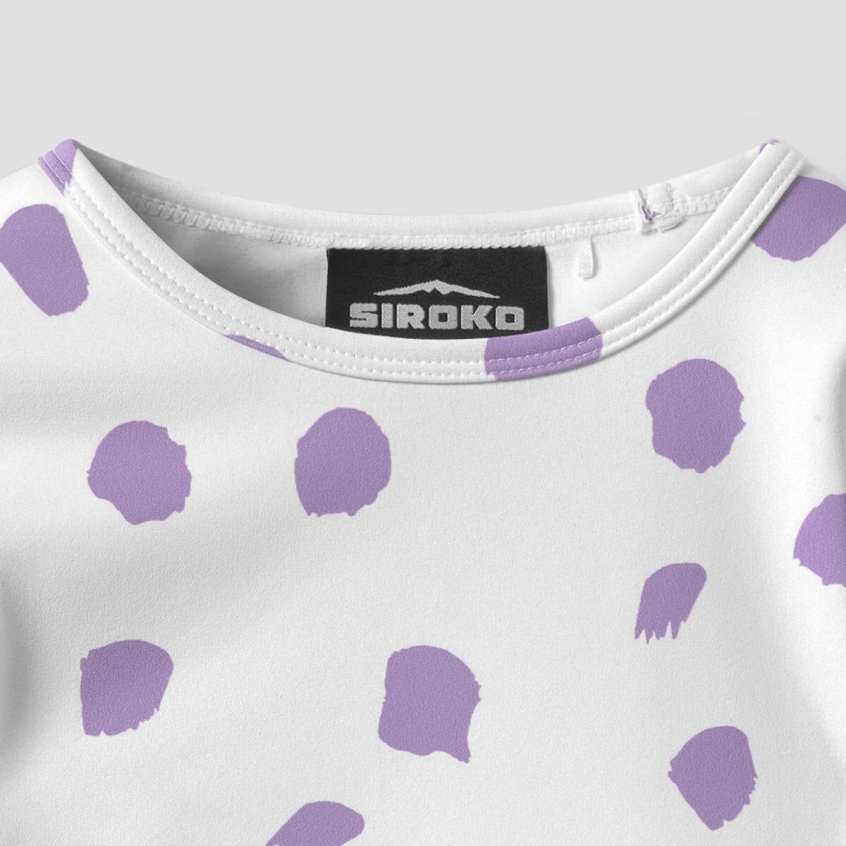 T-shirt Interior Ski e Neve Infantil Siren Siroko Roxo-3