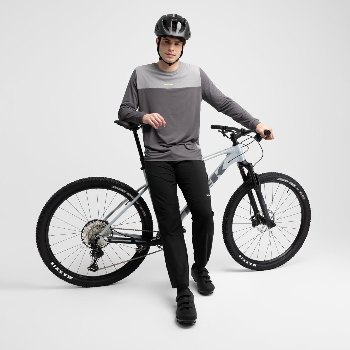 T-shirt de Manga Comprida Mtb Endo Siroko Cinzento-3