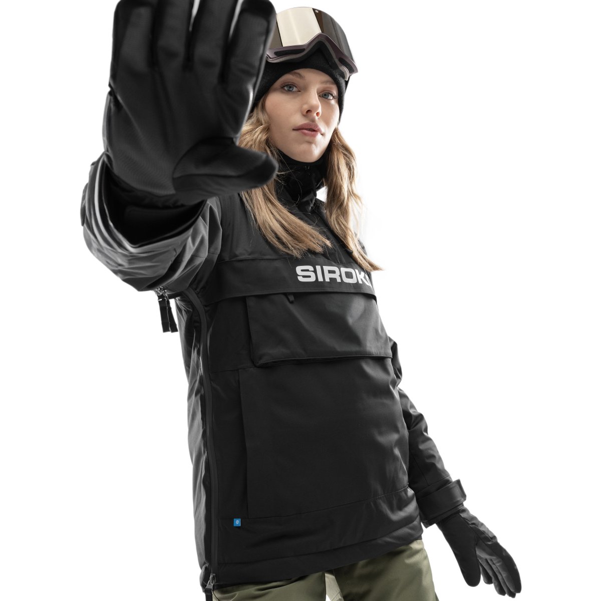 Casaco para Snow e Ski W6-w Bruson Siroko Preto-1