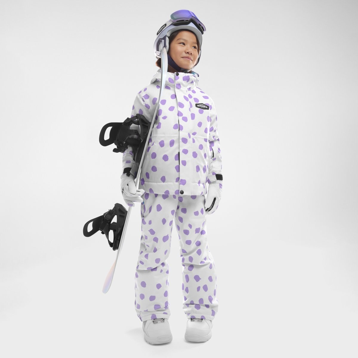 Jardineira Ski e Neve Kb1-g Polka Roxo-3