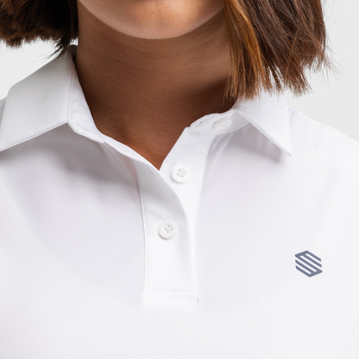 Polo Técnico sem Mangas Golf Llorea Siroko Branco-5