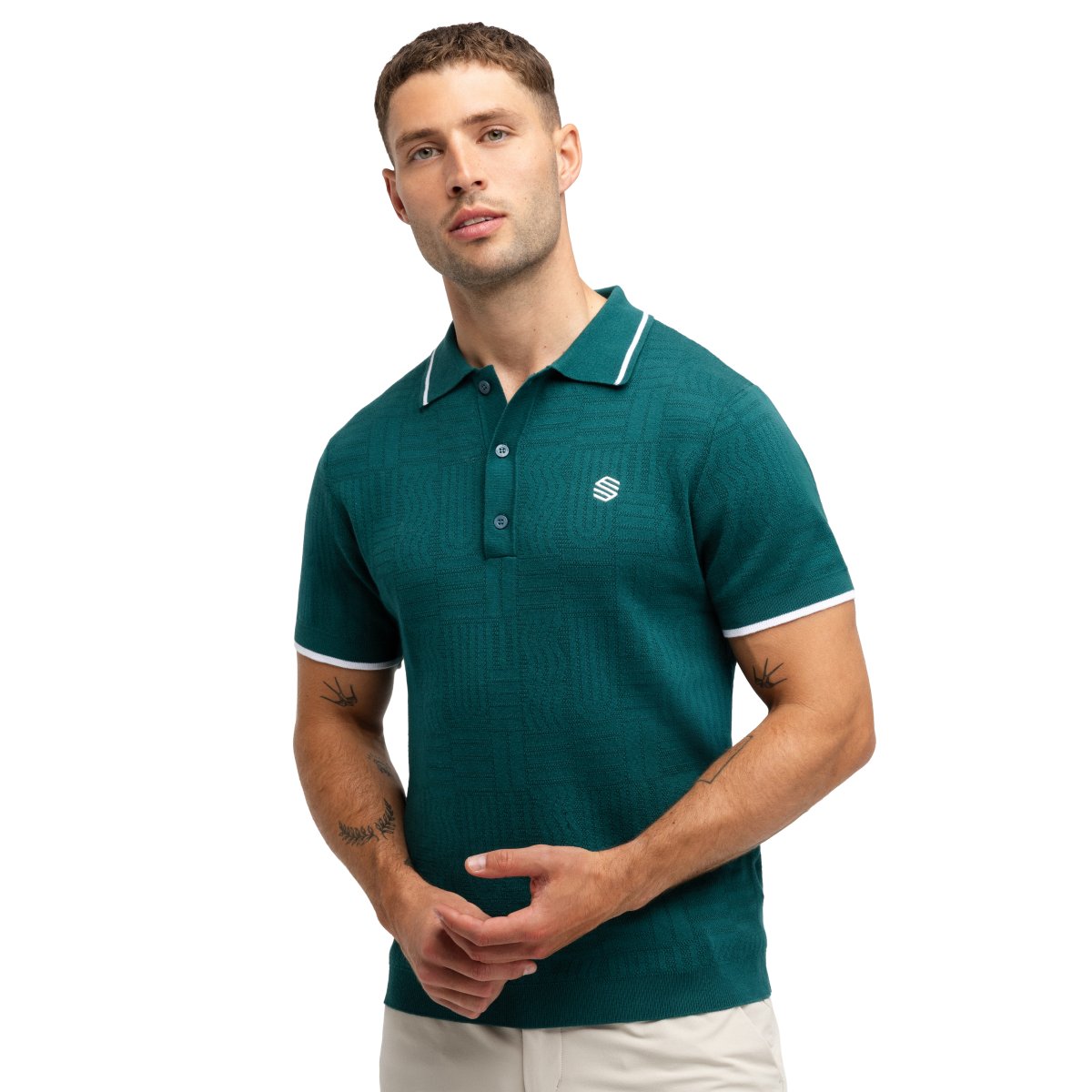 Imagem 0 de Polo de Malha Golf Trevino Teal Siroko