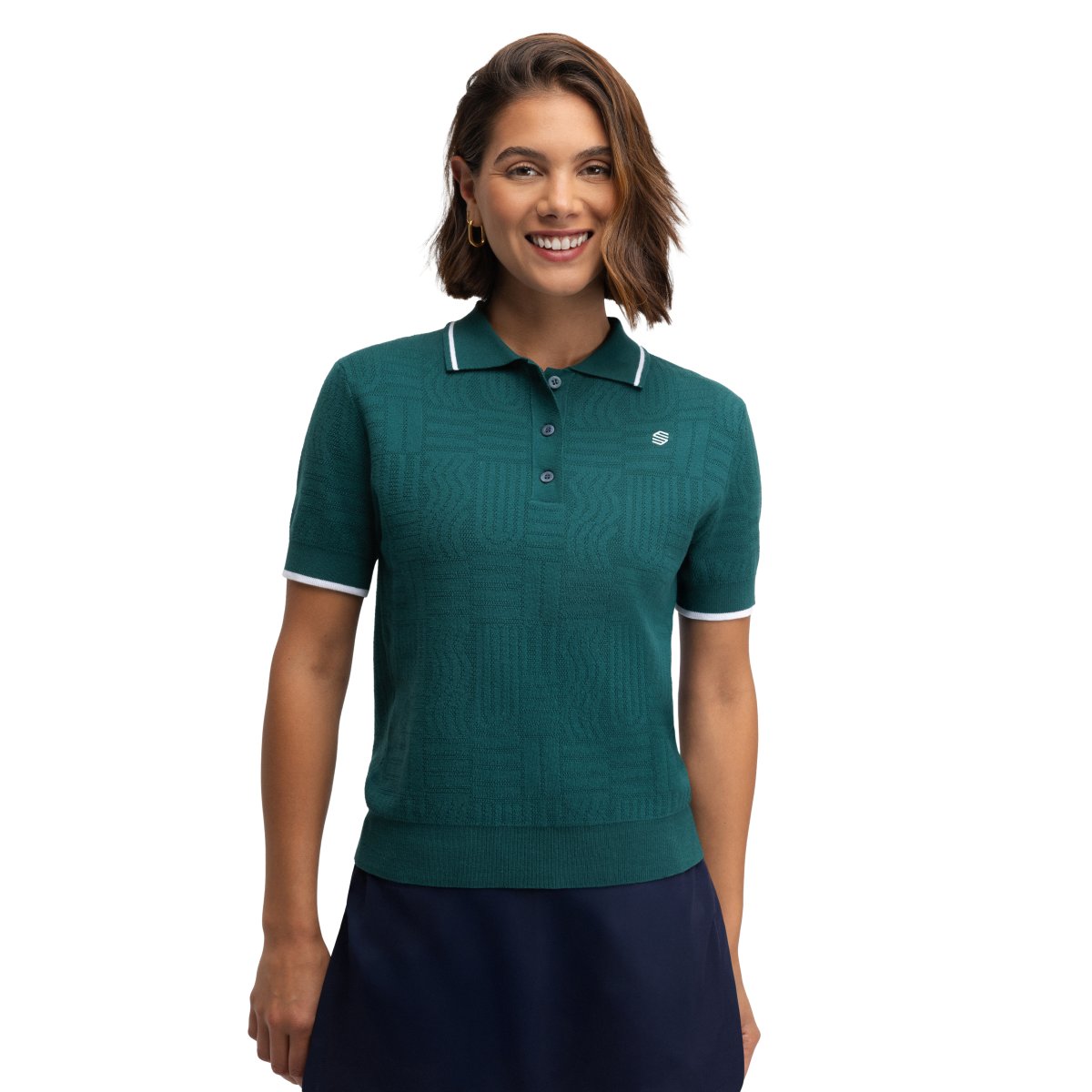 Imagem 0 de Polo de Malha Golf Hazard Teal Siroko