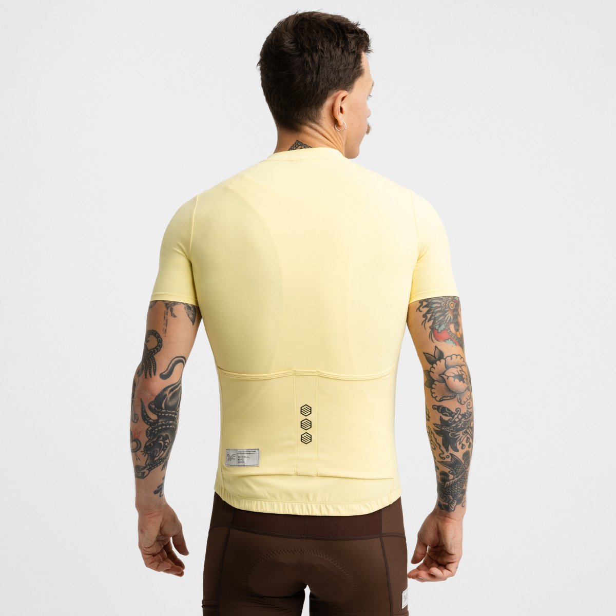 Maillot de Gravel Meia Fecho Zip Gm5 Terraquest Siroko Amarelo-2