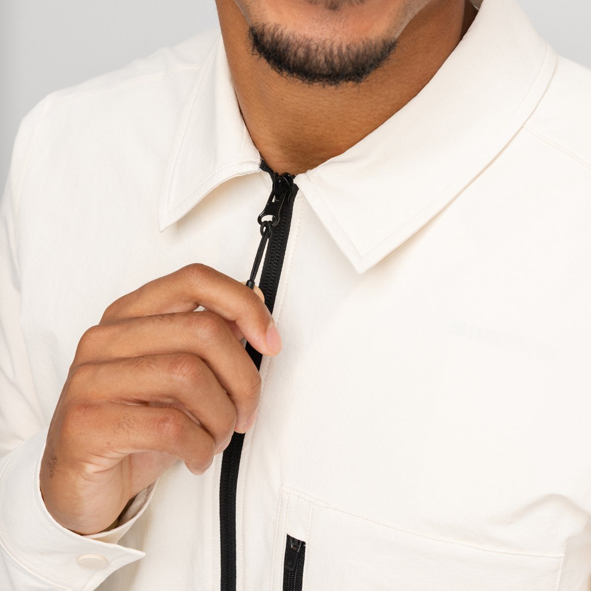 Sobrecamisa de Gravel para Verão Stoneway Siroko Branco-5
